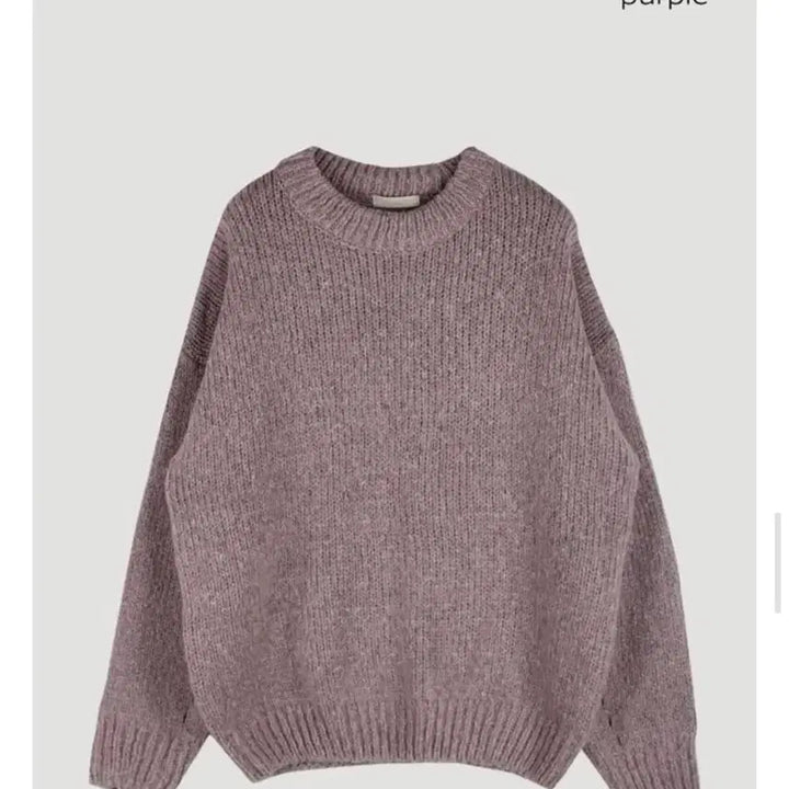 [BUNJANG] Nearwear Promise Knit Purple / 지그재그 니어웨어 프로미스 니트 퍼플 FREE