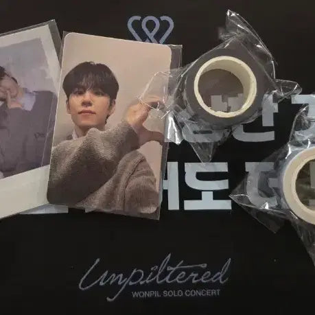 [BUNJANG] DAY6 Wonpil Concert Entrance Gift Set with Slogan / 데이식스 원필 입장 기프트 세트 네잎클로버 컨페티