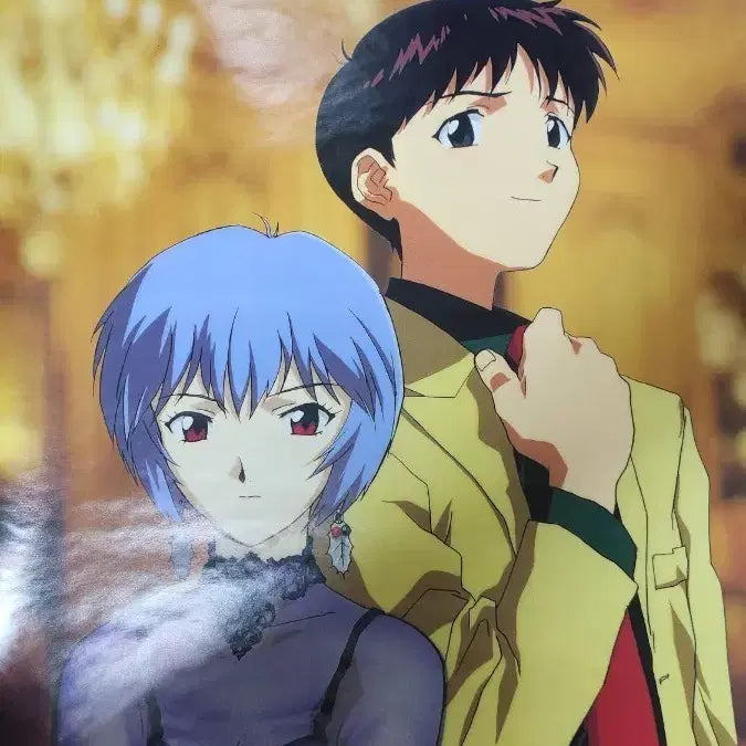 [BUNJANG] Evangelion Poster - Shinji &amp; Rei / 에반게리온 포스터 신지 레이
