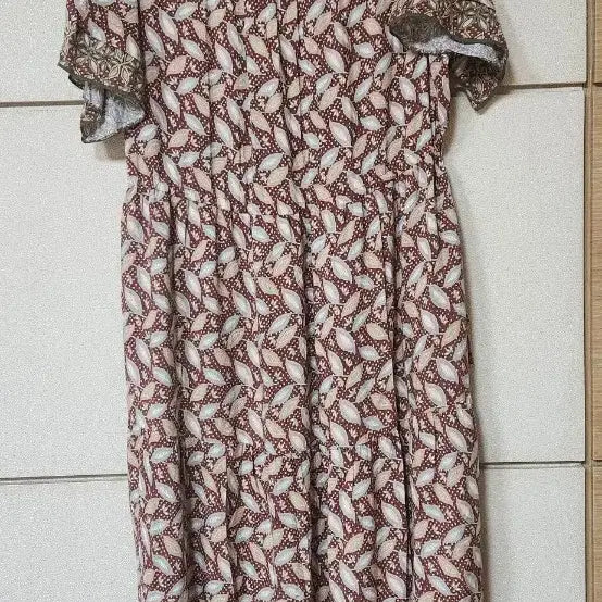 [BUNJANG] Thursday Island Pattern Long Dress / 써스데이아일랜드 패턴 롱 원피스