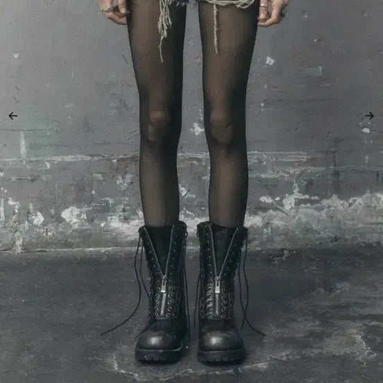 [BUNJANG] Bohemian Seoul Damage Denim Short Pants Grey / 보헤미안서울 데미지 데님 숏팬츠 그레이