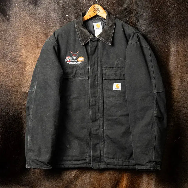 [BUNJANG] Carhartt C03 USA Made Traditional Duck Coat Black / [48] 00s 칼하트 USA 메이드 C03 덕 트레디셔널 코트 블랙