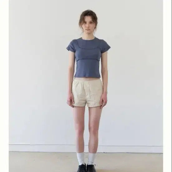 [BUNJANG] Love by Mood Easy Wind Shorts Ivory / (새상품)러브바이무드 이지 윈드 쇼츠 아이보리