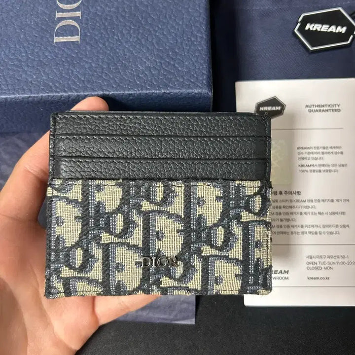 [BUNJANG] Dior Dior Oblique Jacquard Card Holder / 디올 오블리크 자카드 카드지갑