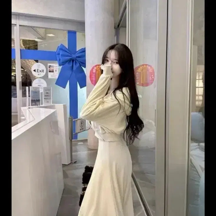 [BUNJANG] Mayyun Microfiber No-Bra Flare Dress / 메이윤 극세사 노브라 플레어 원피스
