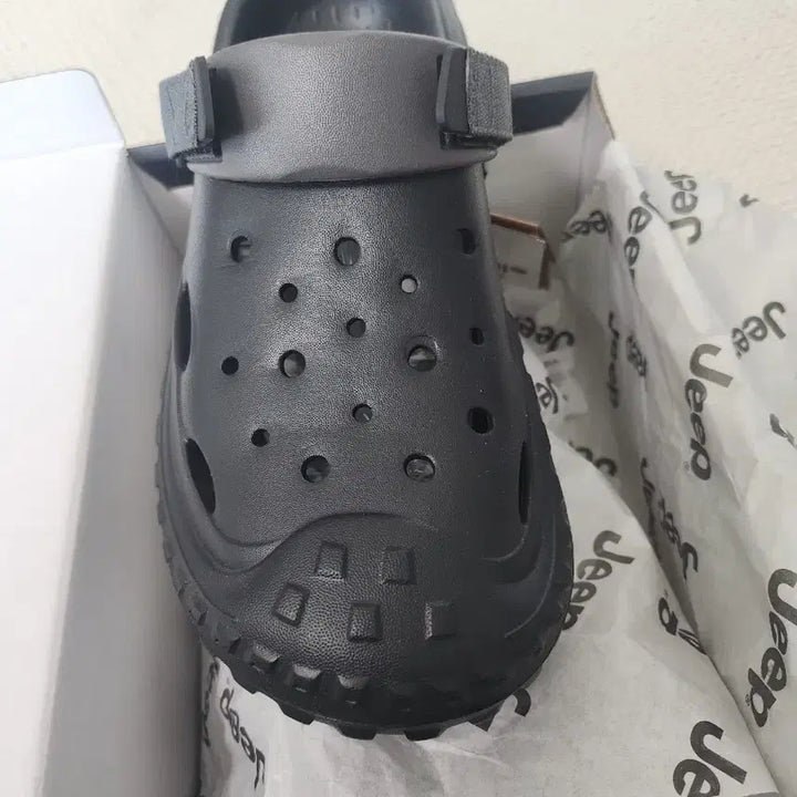 [BUNJANG] Jeep Black Slide Sandals / 지프 슬리퍼 샌들 블랙