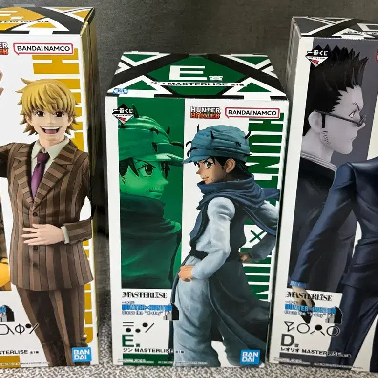 [BUNJANG] Hunter x Hunter D, E, F Award Figures (Leorio, Jin, Pariston) Bundle Set / 일괄 택포10) 헌터헌터 D상 레오리오, E상 진, F상 패리스톤