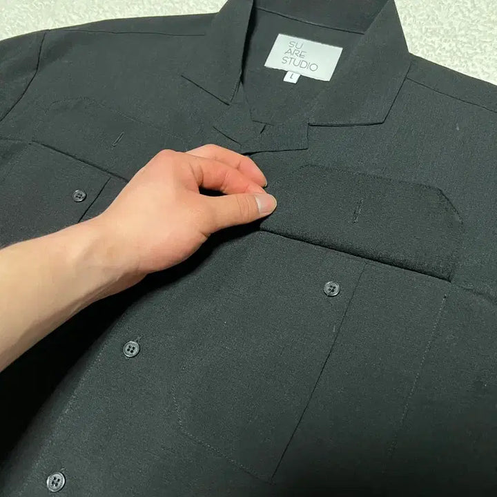 [BUNJANG] Suarez Studio Black Shirt L / 수아레스튜디오 블랙 셔츠