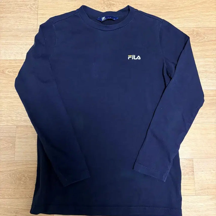 [BUNJANG] Fila Navy Long Sleeve T-Shirt / 휠라 네이비 긴팔 티셔츠
