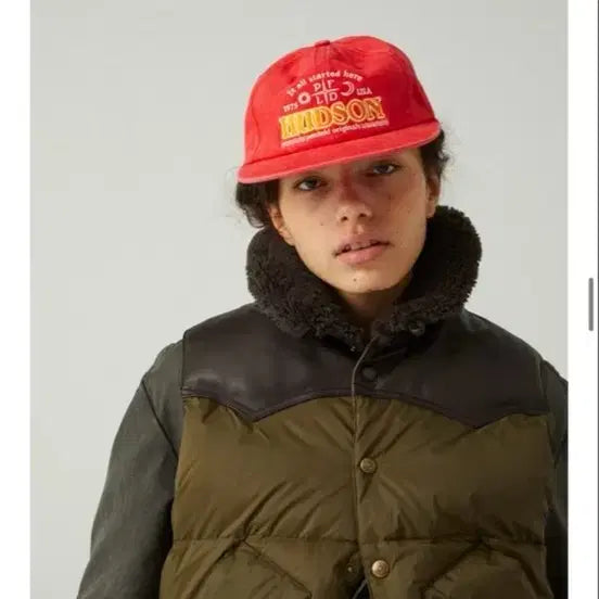 [BUNJANG] Penfield Vintage Signature Cap Red / (새상품)펜필드 빈티지 시그니처 캡 레드 택O