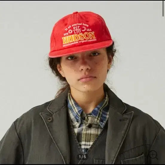 [BUNJANG] Penfield Vintage Signature Cap Red / (새상품)펜필드 빈티지 시그니처 캡 레드 택O