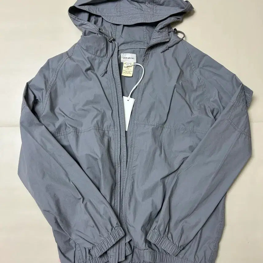 [BUNJANG] Kakhis Hooded Wind Jacket - Grey (New with tags) / 카키스 후디드 윈드 자켓 (택있는 새상품)