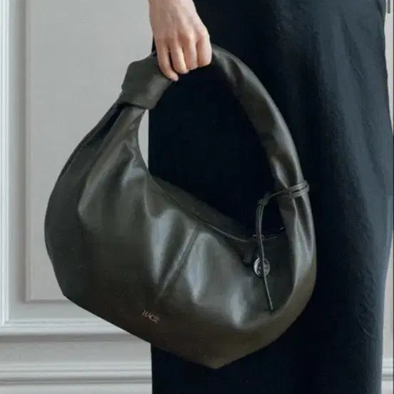 [BUNJANG] Hacie Olivia Hobo Bag Khaki / HACIE 올리비아 호보백 카키 새상품 더스트백O