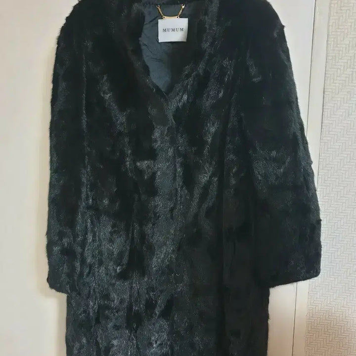 [BUNJANG] MUMUM Black Mink Fur Coat / [여성] MUMUM 블랙 밍크 코트 88cm