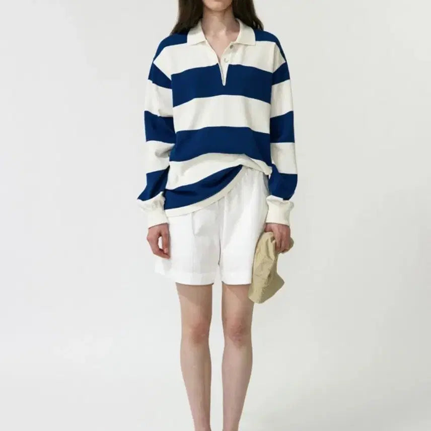 [BUNJANG] Nothing Written Stripe Collar Knit Pullover / 낫띵리튼 Stripe Collar Knit Pullover