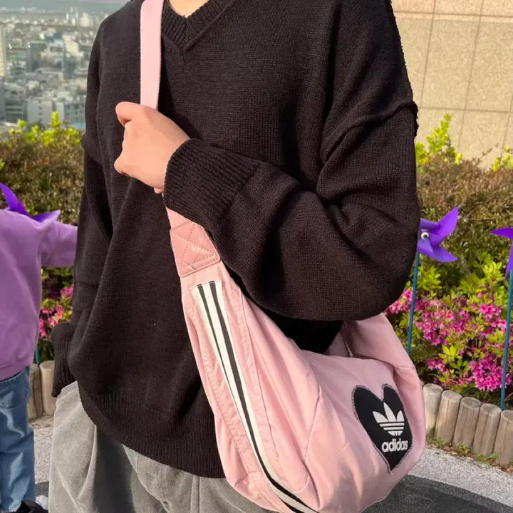 [BUNJANG] Baby Bear Vintage Adidas Heart Bag / 베이비베어 빈티지 아디다스 하트 백