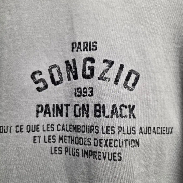 [BUNJANG] Songzio 25FW Oversized Fit T-Shirt / 송지오 25fw 오버핏 반팔 50