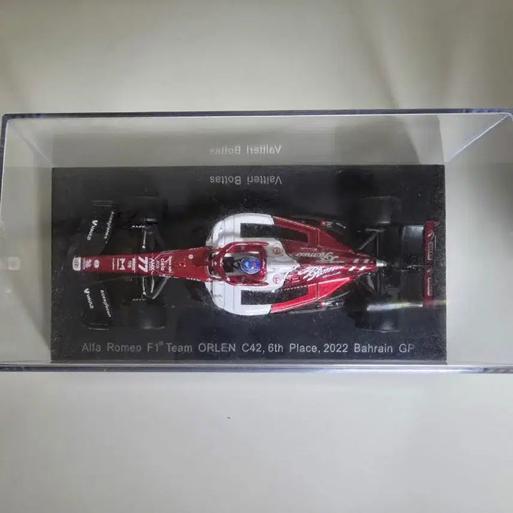 [BUNJANG] Sparky Alfa Romeo F1 C42 2022 Valtteri Bottas 1/64 Scale Model / 스파크 스파키 알파 로메오 F1 C42 2022 1/64 보타스