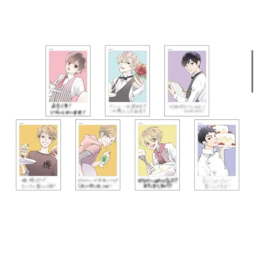 [BUNJANG] Ouran High School Host Club Collaboration Cafe Trading Cheki Card / 오란고교 호스트부 콜라보 카페 트레이딩 체키 카드