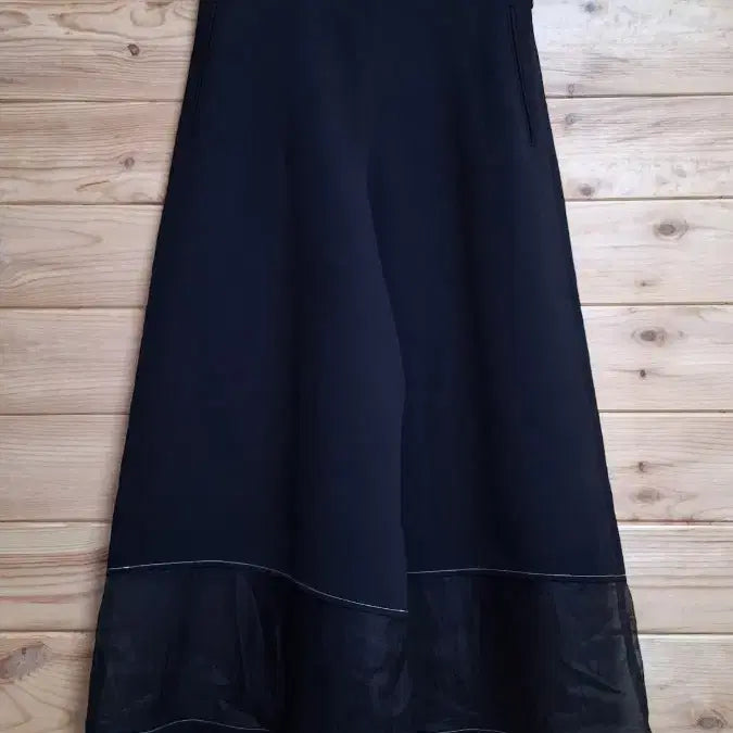 [BUNJANG] System Wide Pants Black / SYSTEM 와이드 팬츠