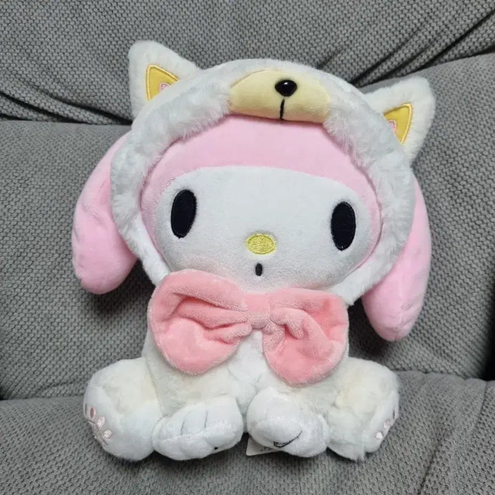 [BUNJANG] Sanrio My Melody Shiba Inu Medium Plush Doll / 산리오 마이멜로디 시바견 중형인형