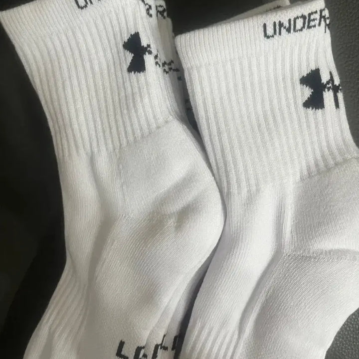 [BUNJANG] Under Armour White Sports Socks 10-Pair Set / 언더아머 흰색 스포츠 양말 10켤레세트 새상품