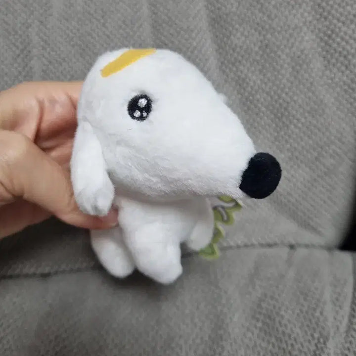 [BUNJANG] Borzoi White Puppy Charm Keychain / 보르조이 화이트 강아지 인형키링