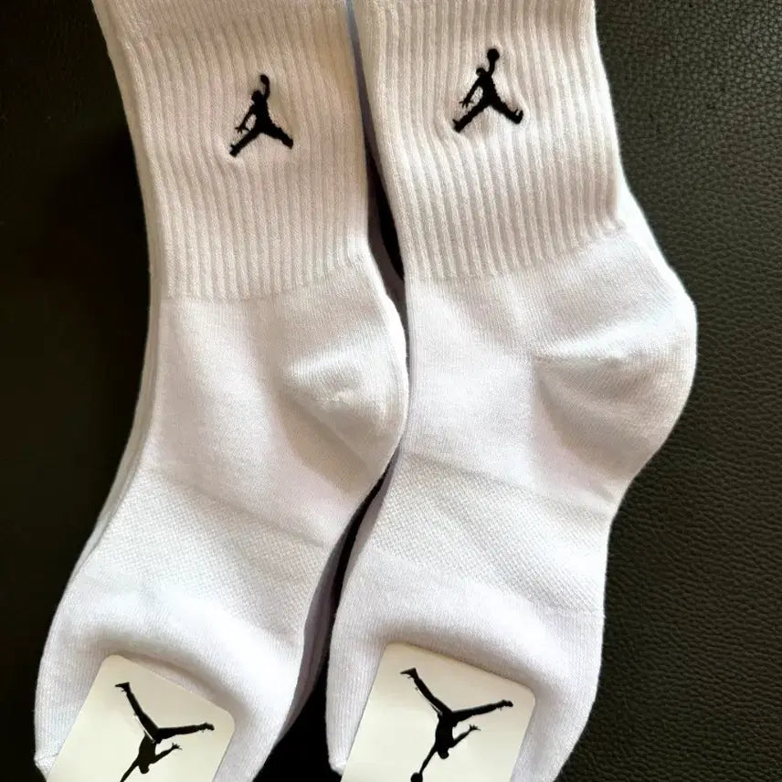 [BUNJANG] Nike Jordan White Socks 10-Pair Set / 조던 흰색 양말 10켤레세트