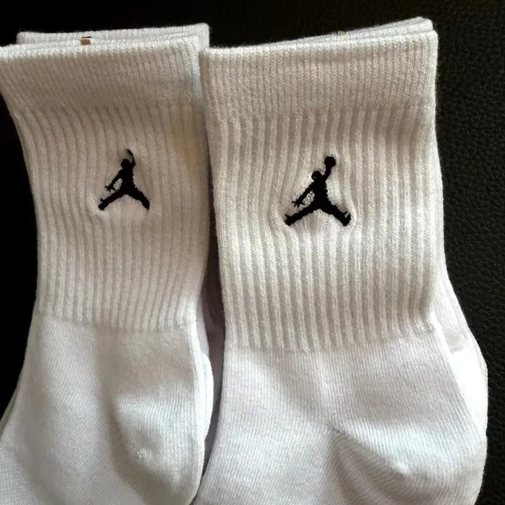 [BUNJANG] Nike Jordan White Socks 10-Pair Set / 조던 흰색 양말 10켤레세트