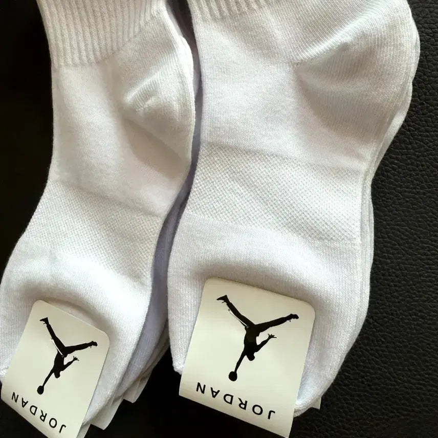 [BUNJANG] Nike Jordan White Socks 10-Pair Set / 조던 흰색 양말 10켤레세트