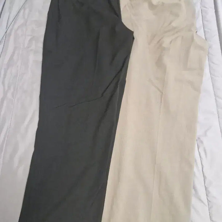 [BUNJANG] Musinsa Standard Wide Hidden Banding Slacks Set of 2 / [33] 무신사 스탠다드 와이드 히든밴딩 슬랙스 2장