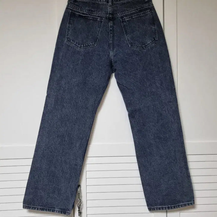 [BUNJANG] Trillion Biostone Washing Wide Denim Pants (Blue Gray) / 트릴리온 바이오스톤 워싱 와이드 데님 팬츠 (BLUE GRAY).M사이즈