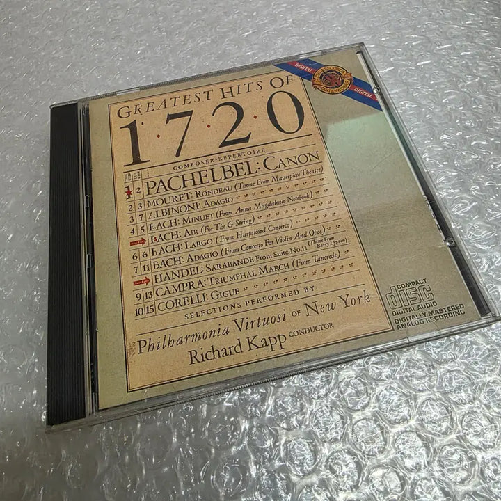 [BUNJANG] Various Artists Greatest Hits of 1720 Baroque Music CD / Greatest Hits of 1720
