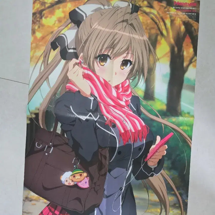[BUNJANG] Sword Art Online FREE Newtype Magazine Double-Sided Poster / 소드 아트 온라인 FREE 프리 등 포스터 뉴타입 부록