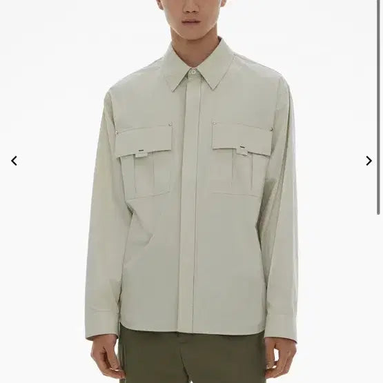 [BUNJANG] Helmut Lang Layered Cargo Shirt Medium / 헬무트랭(Helmut Lang) 레이어드 카고 셔츠 M