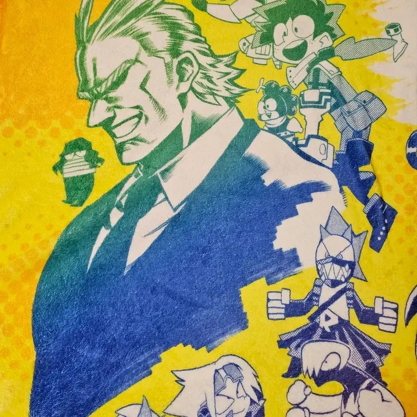 [BUNJANG] My Hero Academia Class A Blanket - All Might &amp; Aizawa / 2022 점페 점프샵 나의 히어로 아카데미아 A반 담요 올마이트 아이자와