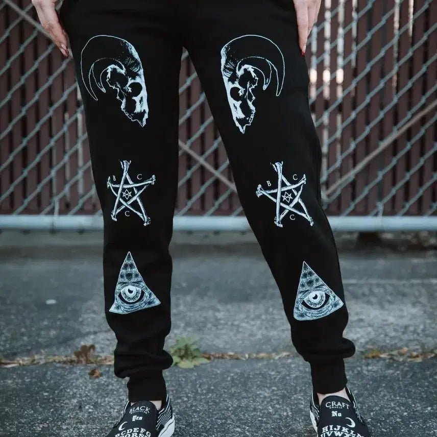 [BUNJANG] Blackcraft Cult Illuminati Jogger Pants S / blackcraftcult 일루미나티 조거 팬츠 s 고스 펑크