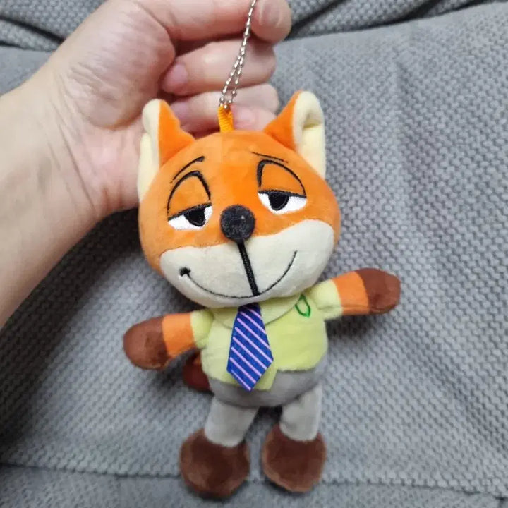 [BUNJANG] Zootopia Nick Wilde Plush Keychain / 주토피아 닉 와일드 인형 키링