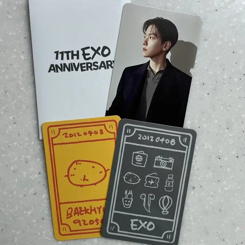 [SOLD OUT] 엑소 11주년 럭키 카드 세트 백현