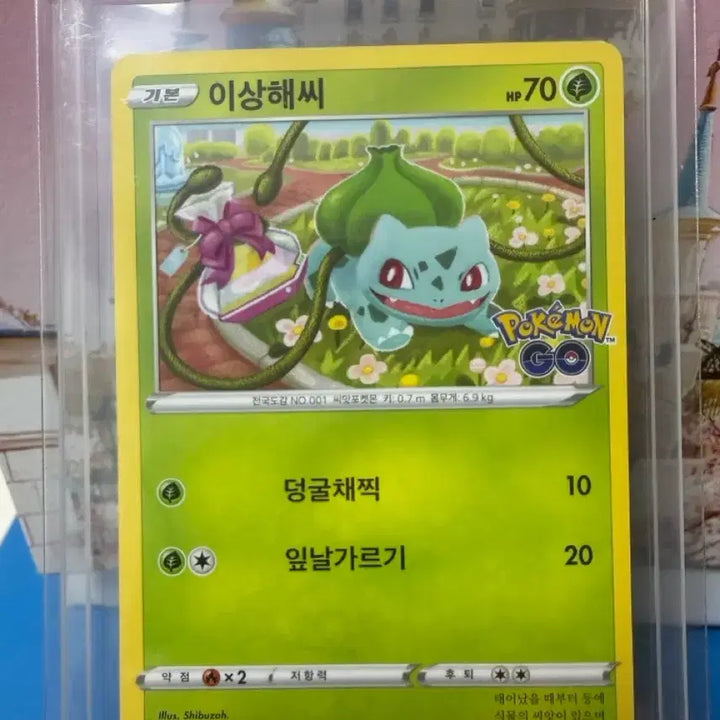 [BUNJANG] Pokemon Card Pokemon GO Bulbasaur Promo / 포켓몬카드 포켓몬고 이상해씨 프로모