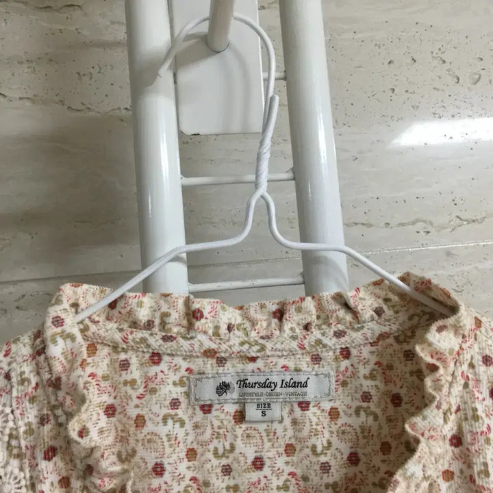 [BUNJANG] Thursday Island Corduroy Flower Long Dress / 써스데이아일랜드 코듀로이 플라워 롱 원피스 S