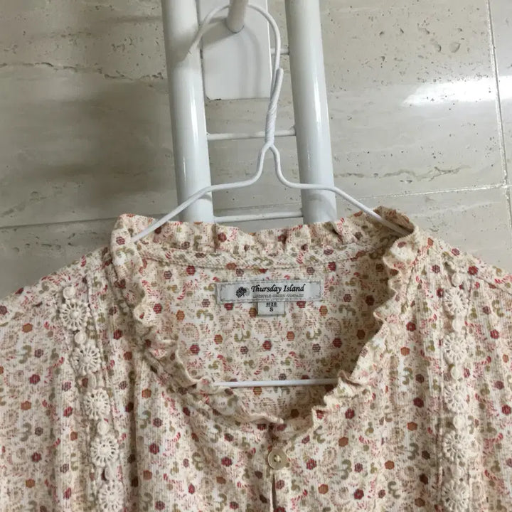 [BUNJANG] Thursday Island Corduroy Flower Long Dress / 써스데이아일랜드 코듀로이 플라워 롱 원피스 S