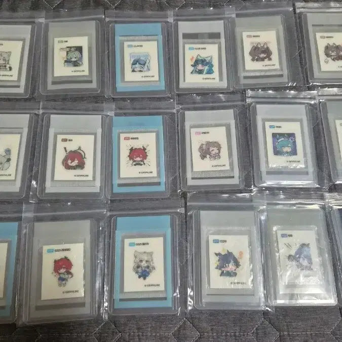 [BUNJANG] Arknights Endfield GS25 Sticker Collection (18 Types) Bundle Set / Gs25 명일방주 엔드필드 띠부씰 18종 일괄 판매합니다