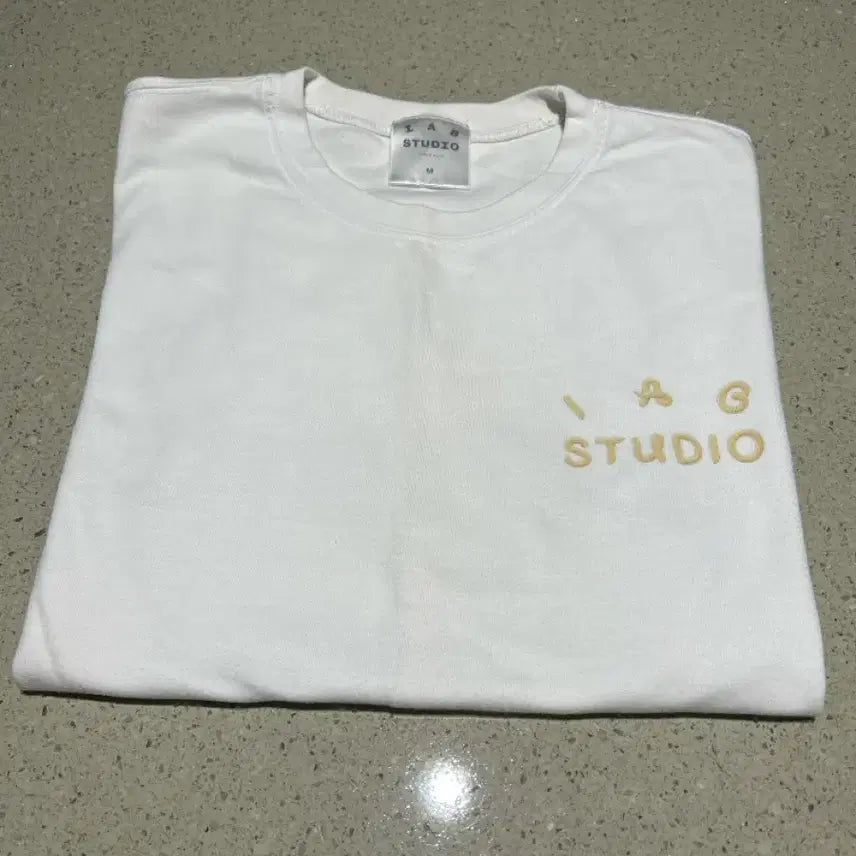 [BUNJANG] IAB STUDIO x Ottogi Limited Edition T-Shirt (White, M) / 아이앱 스튜디오 오뚜기 콜라보 한정판 반팔티 M