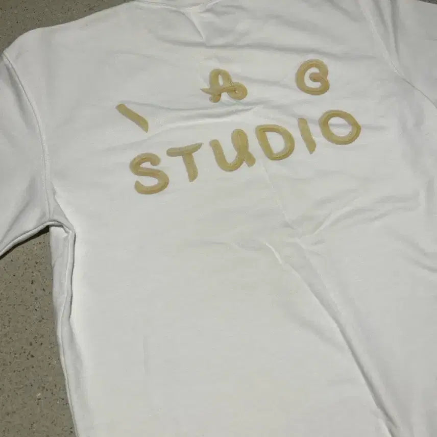 [BUNJANG] IAB STUDIO x Ottogi Limited Edition T-Shirt (White, M) / 아이앱 스튜디오 오뚜기 콜라보 한정판 반팔티 M
