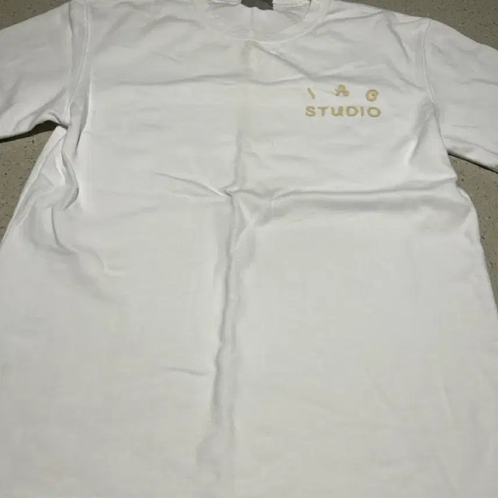 [BUNJANG] IAB STUDIO x Ottogi Limited Edition T-Shirt (White, M) / 아이앱 스튜디오 오뚜기 콜라보 한정판 반팔티 M