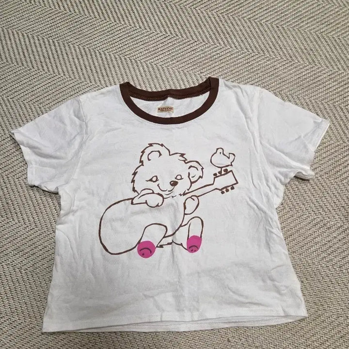 [BUNJANG] Kapital Crop T-Shirt / 캐피탈 크롭 티셔츠