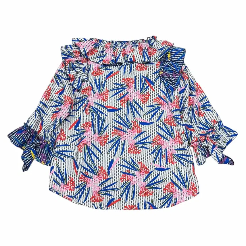 [BUNJANG] Lucky Chouette Frill Blouse / 럭키슈에뜨 프릴 블라우스 36