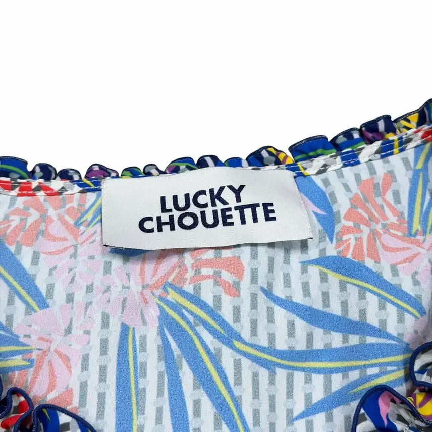[BUNJANG] Lucky Chouette Frill Blouse / 럭키슈에뜨 프릴 블라우스 36