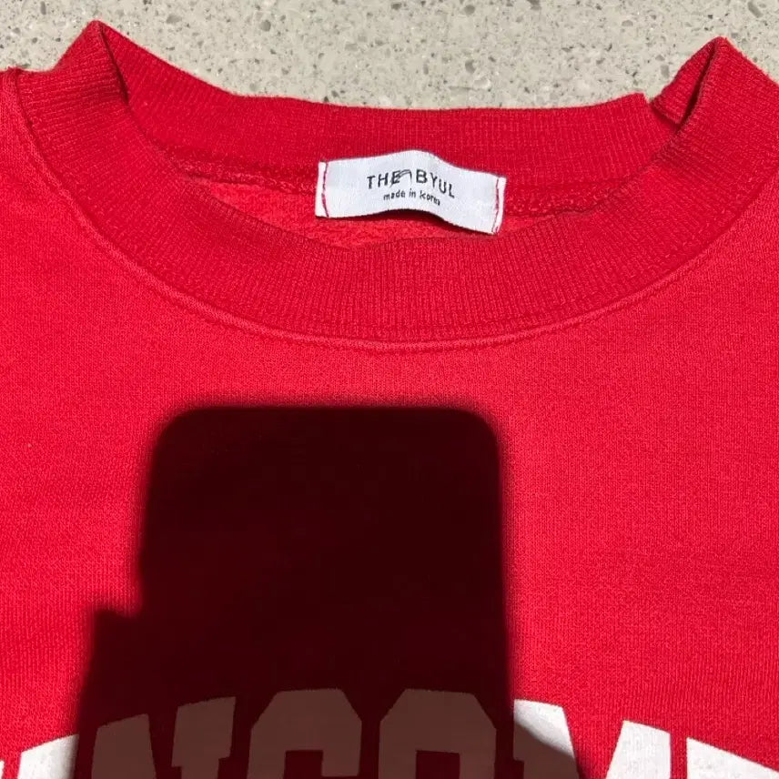 [BUNJANG] The Boyou Red Sweatshirt / 맨투맨